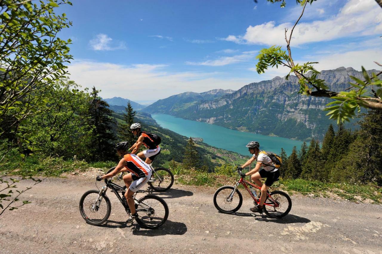 Hotel Alte Sektion Und Alpenblick Flums Exterior foto